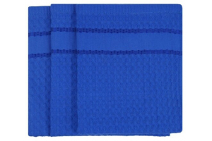 Полотенце вафельное с бордюром СХ (40*60, 1065 темно-синий, маленькое). Артикул: 9002